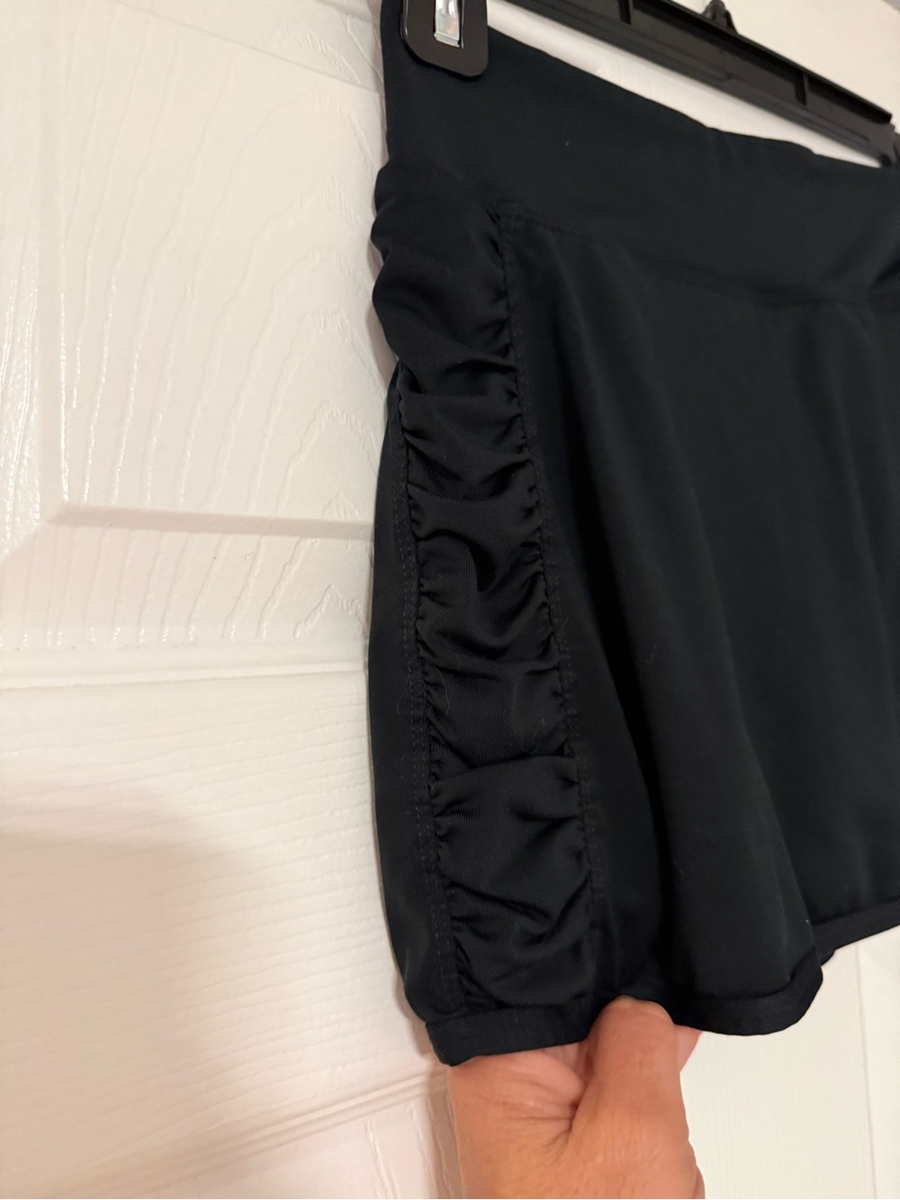 Two Nike Black Tennis Skirts 1 with Gray Waistband - Picture 8 of 8